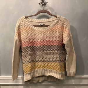 American Eagle Outfitters Color Block Sweater S